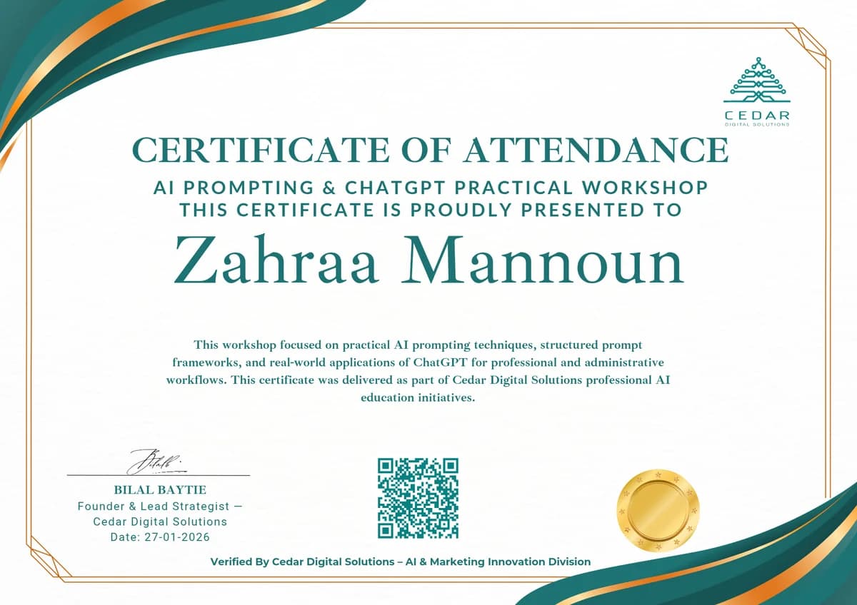 Certificate 8